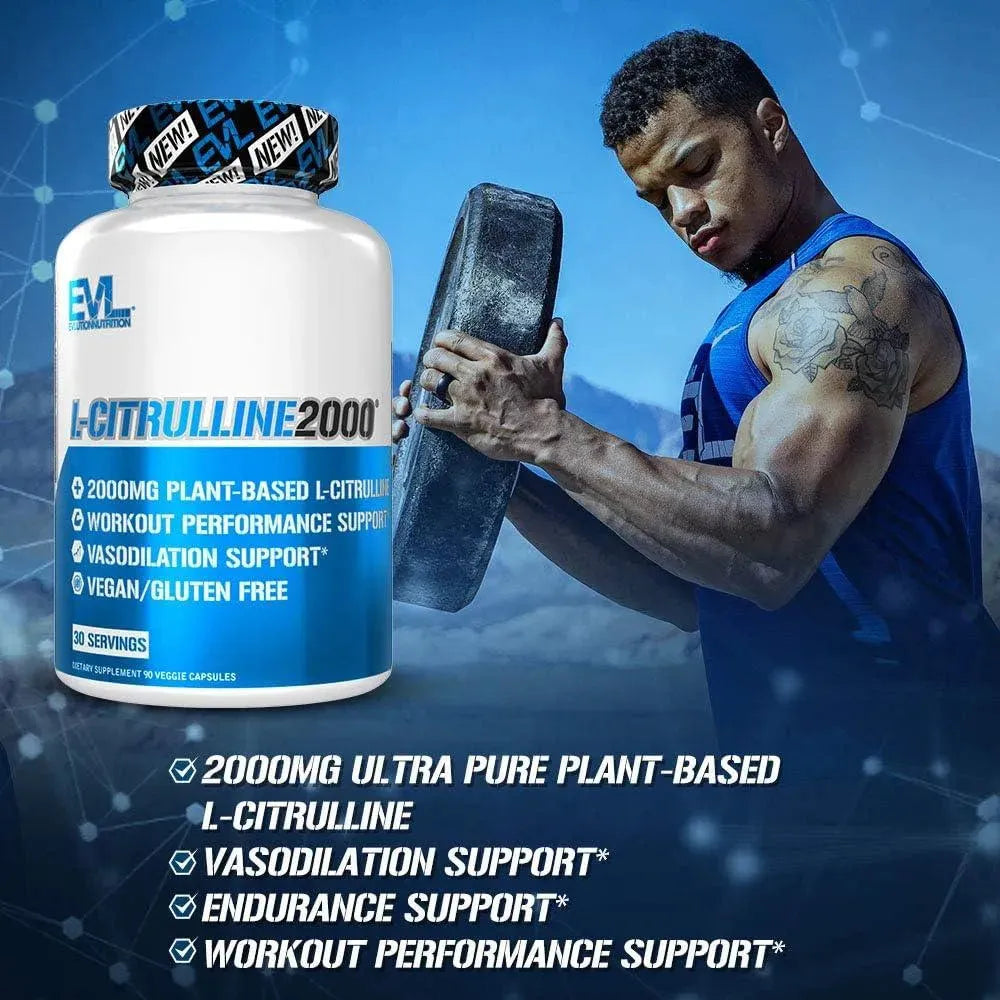 EVLUTION - Evlution L-Citrulline2000 90 Capsulas - The Red Vitamin MX - Suplementos Alimenticios - {{ shop.shopifyCountryName }}