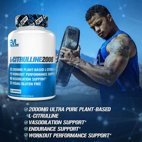 EVLUTION - Evlution L-Citrulline2000 90 Capsulas - The Red Vitamin MX - Suplementos Alimenticios - {{ shop.shopifyCountryName }}