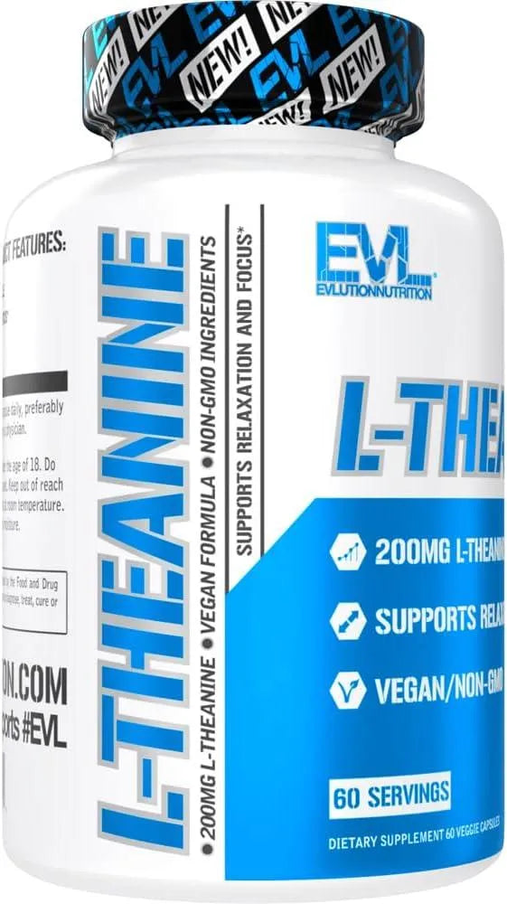 EVLUTION - Evlution L Theanine 200Mg. 60 Capsulas - The Red Vitamin MX - Suplementos Alimenticios - {{ shop.shopifyCountryName }}