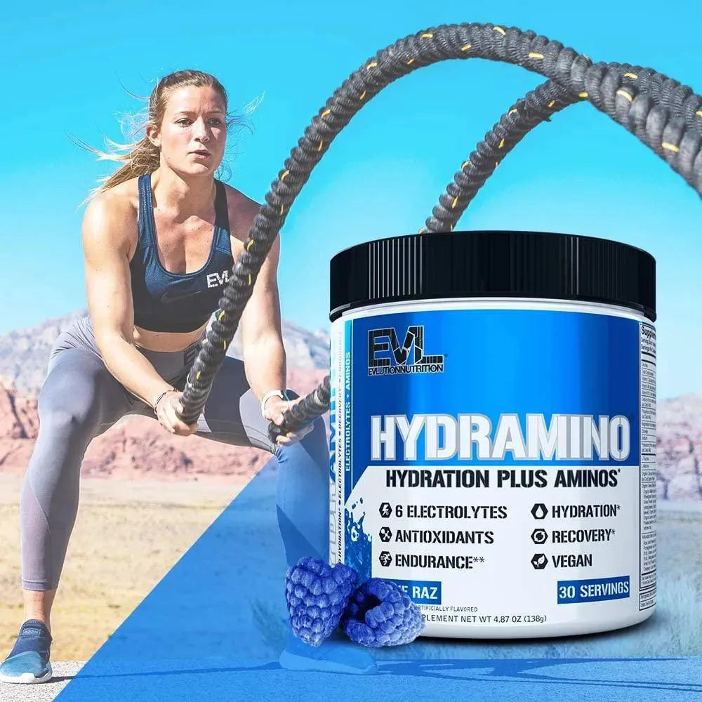 EVLUTION - Evlution Nutrition hydramino Complete Hydration 30 Servicios - The Red Vitamin MX - Suplementos Alimenticios - {{ shop.shopifyCountryName }}
