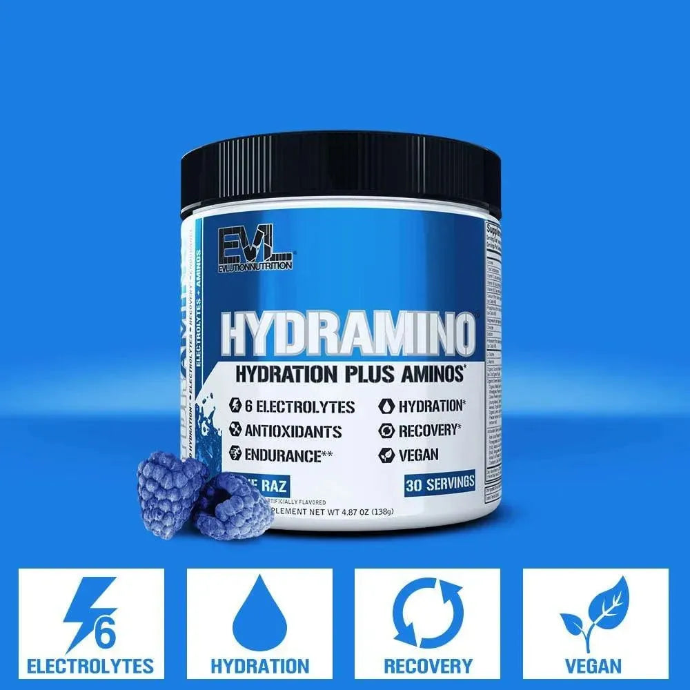EVLUTION - Evlution Nutrition hydramino Complete Hydration 30 Servicios - The Red Vitamin MX - Suplementos Alimenticios - {{ shop.shopifyCountryName }}