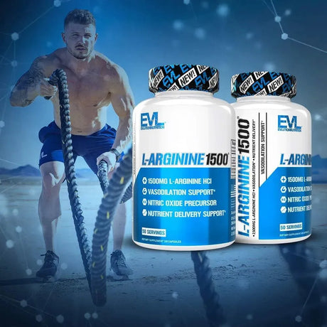 EVLUTION - Evlution Nutrition L-Arginine 1500Mg. 100 Capsulas - The Red Vitamin MX - Suplementos Alimenticios - {{ shop.shopifyCountryName }}