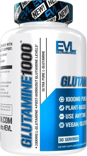 EVLUTION - Evlution Nutrition L-Glutamine 1000 30 Capsulas - The Red Vitamin MX - Suplementos Alimenticios - {{ shop.shopifyCountryName }}