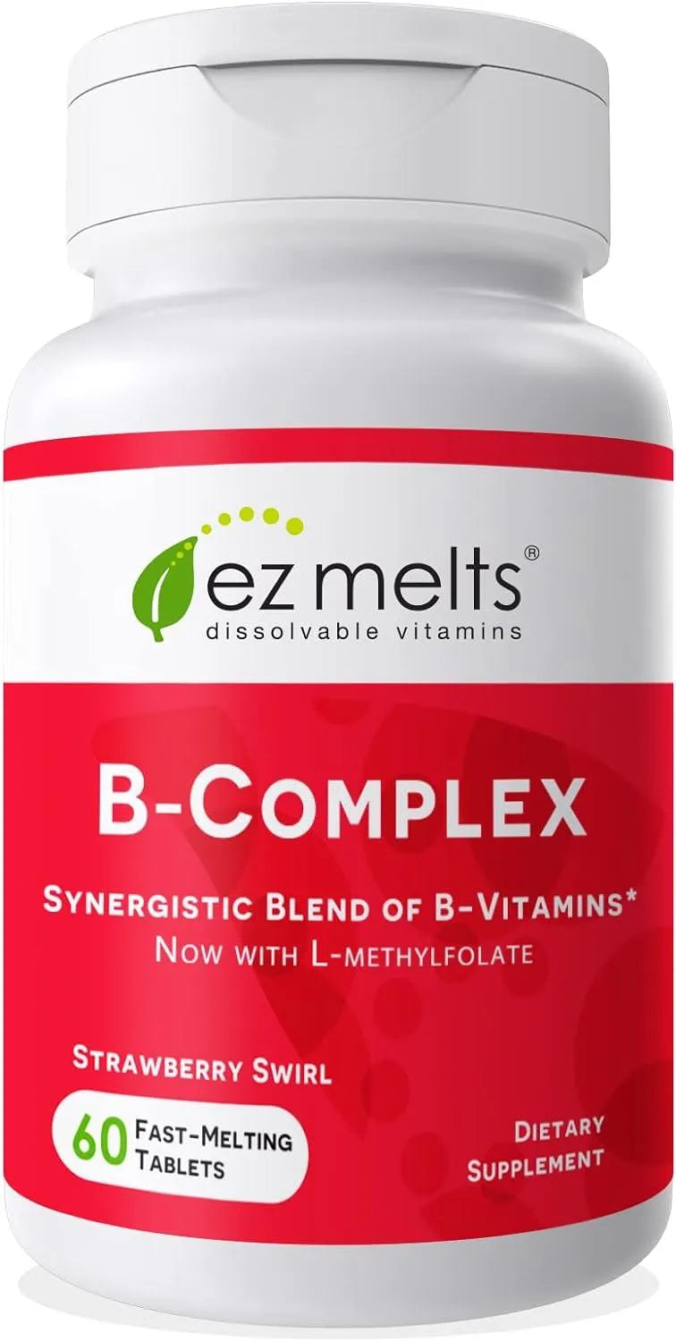 EZ MELTS - EZ Melts Dissolvable Vitamin B-Complex 60 Tabletas - The Red Vitamin MX - Suplementos Alimenticios - {{ shop.shopifyCountryName }}