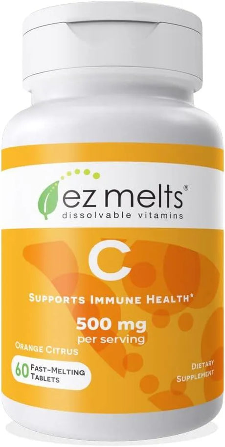 EZ MELTS - EZ Melts Dissolvable Vitamin C 500Mg. 60 Tabletas Disolubles - The Red Vitamin MX - Suplementos Alimenticios - {{ shop.shopifyCountryName }}