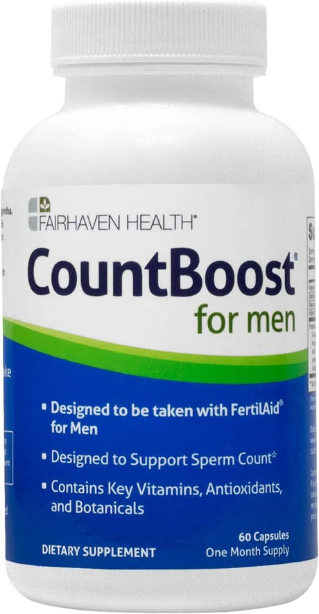 FAIRHAVEN HEALTH - Fairhaven Health CountBoost for Men 60 Capsulas - The Red Vitamin MX - Suplementos Alimenticios - {{ shop.shopifyCountryName }}