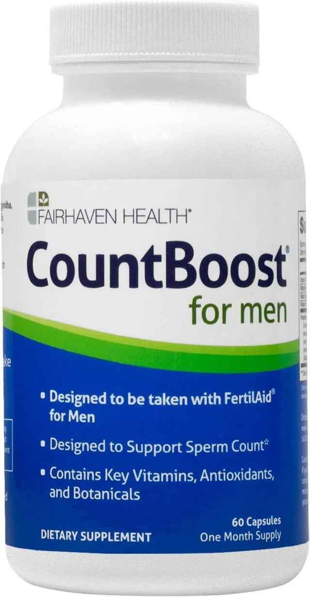 FAIRHAVEN HEALTH - Fairhaven Health CountBoost for Men 60 Capsulas - The Red Vitamin MX - Suplementos Alimenticios - {{ shop.shopifyCountryName }}