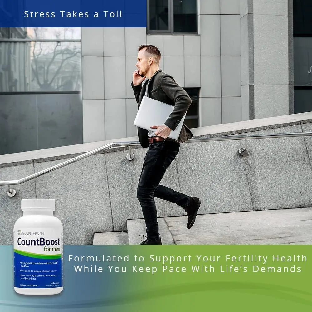 FAIRHAVEN HEALTH - Fairhaven Health CountBoost for Men 60 Capsulas - The Red Vitamin MX - Suplementos Alimenticios - {{ shop.shopifyCountryName }}