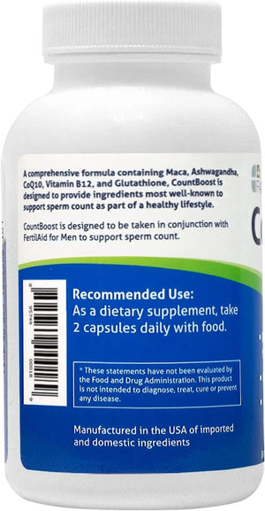 FAIRHAVEN HEALTH - Fairhaven Health CountBoost for Men 60 Capsulas - The Red Vitamin MX - Suplementos Alimenticios - {{ shop.shopifyCountryName }}