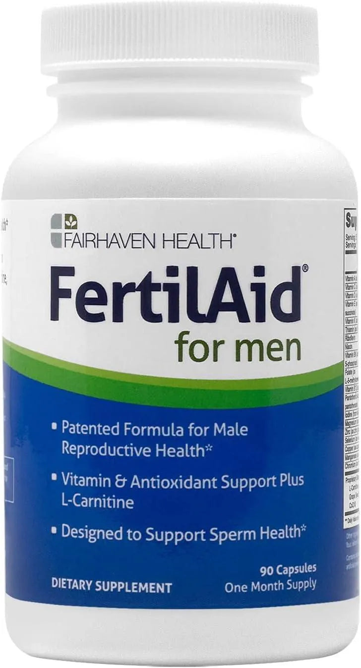 FAIRHAVEN HEALTH - Fairhaven Health FertilAid for Men Prenatal Male Fertility Supplement 90 Capsulas - The Red Vitamin MX - Suplementos Alimenticios - {{ shop.shopifyCountryName }}