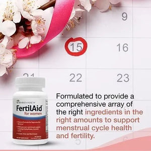 FAIRHAVEN HEALTH - Fairhaven Health FertilAid for Women 90 Capsulas - The Red Vitamin MX - Suplementos Alimenticios - {{ shop.shopifyCountryName }}