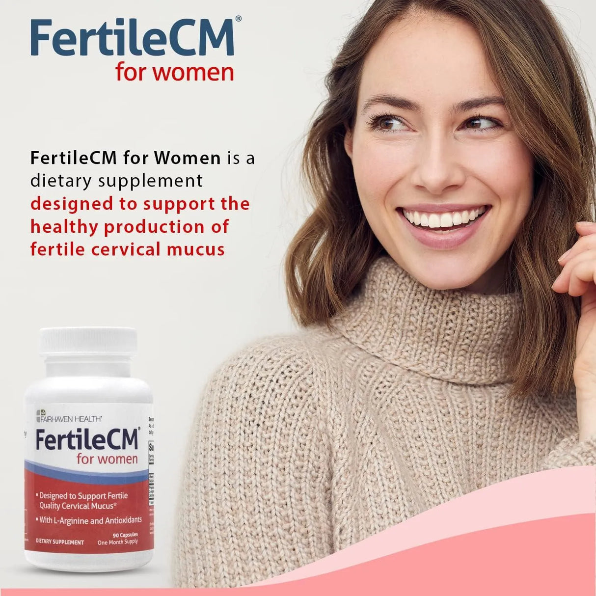 FAIRHAVEN HEALTH - Fairhaven Health FertileCM Fertility Supplement For Women 90 Capsulas - The Red Vitamin MX - Suplementos Alimenticios - {{ shop.shopifyCountryName }}