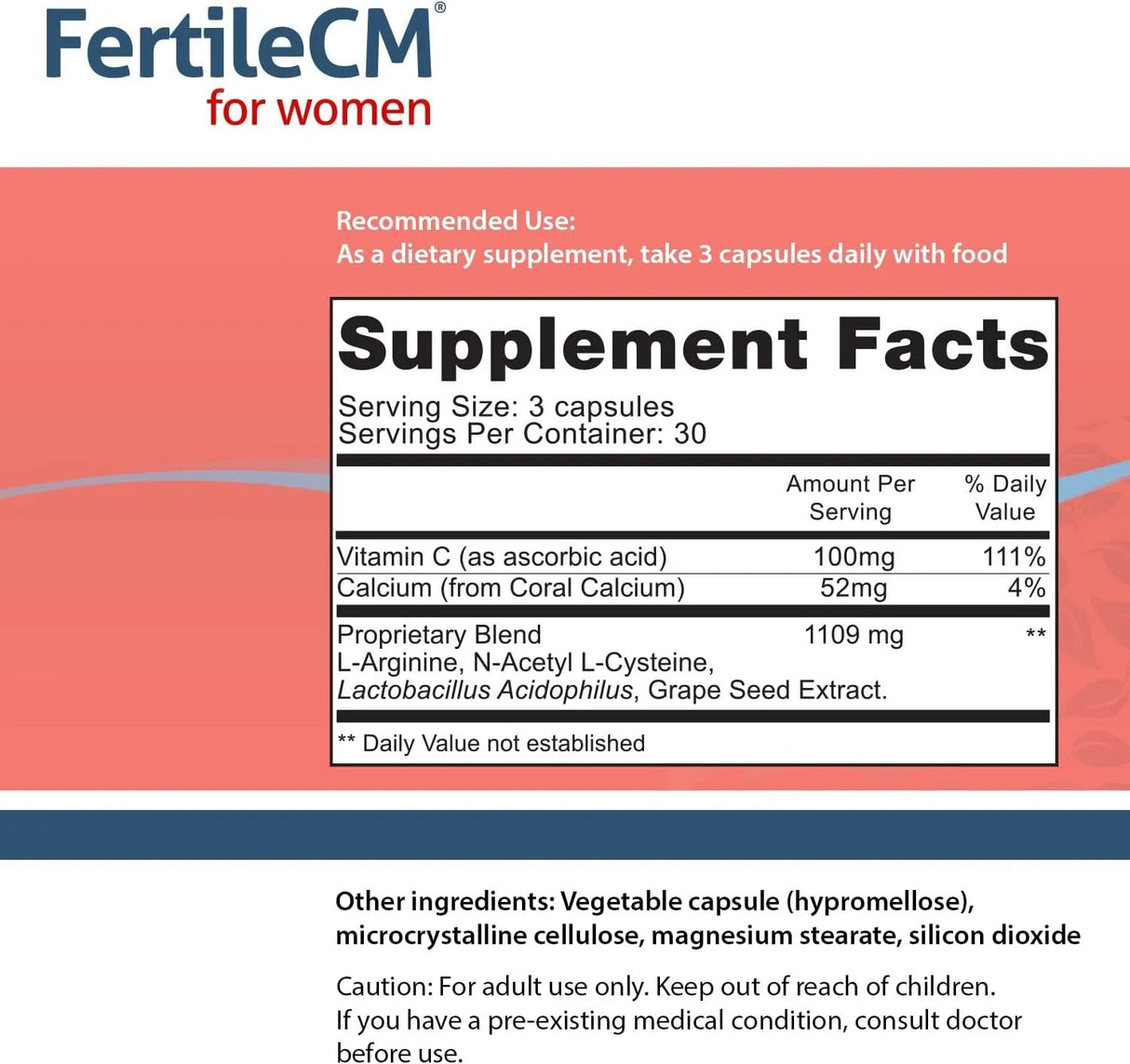 FAIRHAVEN HEALTH - Fairhaven Health FertileCM Fertility Supplement For Women 90 Capsulas - The Red Vitamin MX - Suplementos Alimenticios - {{ shop.shopifyCountryName }}