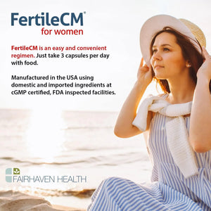 FAIRHAVEN HEALTH - Fairhaven Health FertileCM Fertility Supplement For Women 90 Capsulas - The Red Vitamin MX - Suplementos Alimenticios - {{ shop.shopifyCountryName }}