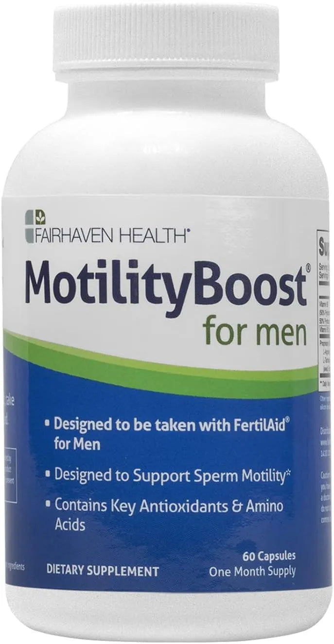 FAIRHAVEN HEALTH - Fairhaven Health MotilityBoost for Men Male Fertility Supplement 60 Capsulas - The Red Vitamin MX - Suplementos Alimenticios - {{ shop.shopifyCountryName }}