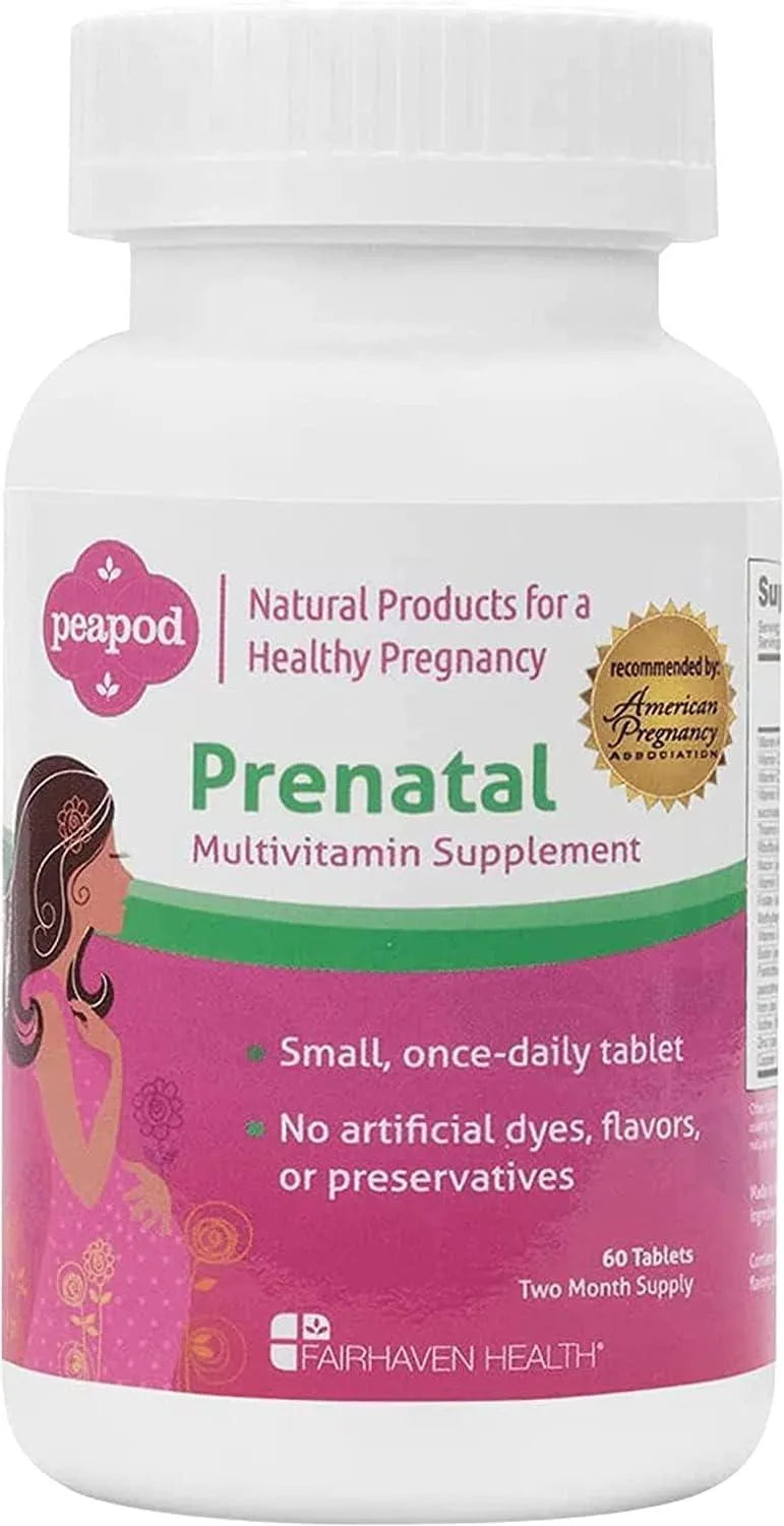 FAIRHAVEN HEALTH - Fairhaven Health Peapod Prenatal Multivitamin 60 Tabletas - The Red Vitamin MX - Suplementos Alimenticios - {{ shop.shopifyCountryName }}