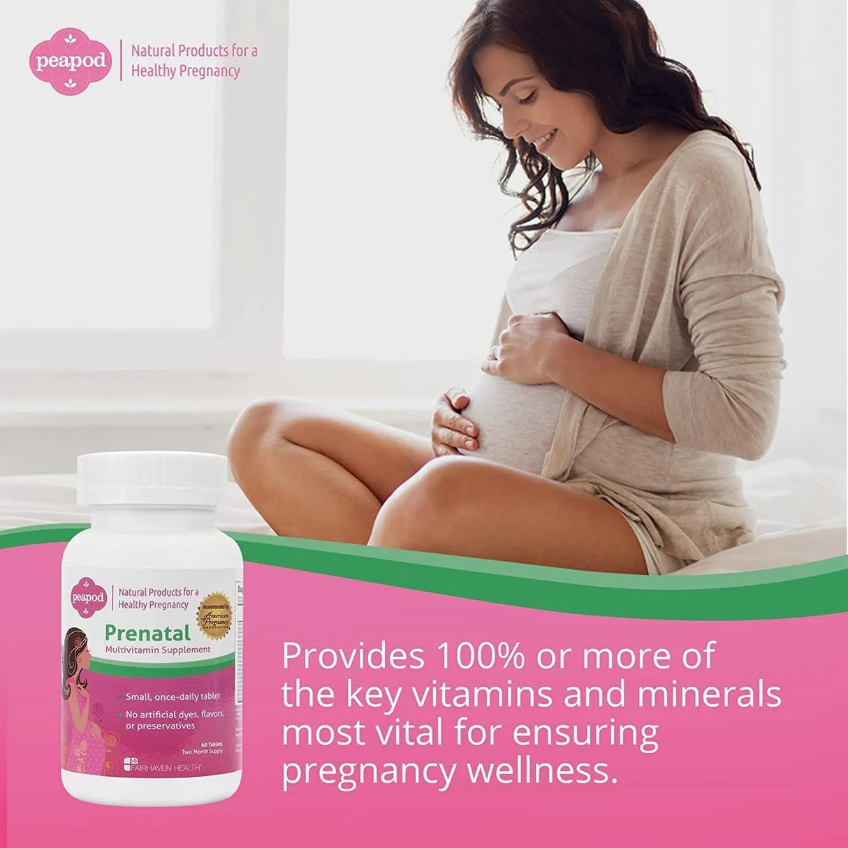 FAIRHAVEN HEALTH - Fairhaven Health Peapod Prenatal Multivitamin 60 Tabletas - The Red Vitamin MX - Suplementos Alimenticios - {{ shop.shopifyCountryName }}