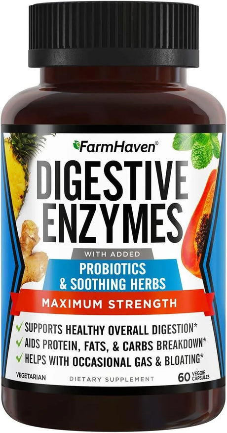 FARMHAVEN - FarmHaven Digestive Enzymes 60 Capsulas - The Red Vitamin MX - Suplementos Alimenticios - {{ shop.shopifyCountryName }}