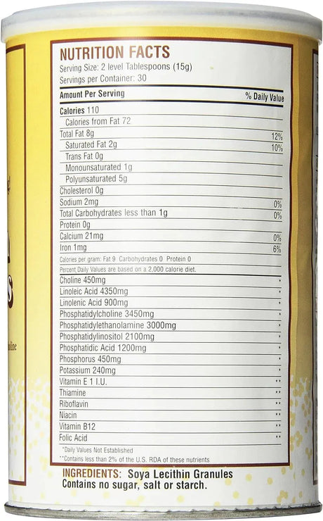 FEARN - Fearn Natural Foods Lecithin Granules 454Gr. - The Red Vitamin MX - Suplementos Alimenticios - {{ shop.shopifyCountryName }}