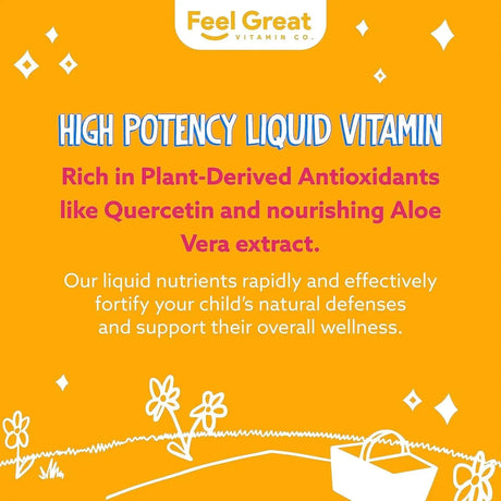FEEL GREAT - Feel Great Liquid Multivitamin for Kids 480Ml. - The Red Vitamin MX - Suplementos Alimenticios - {{ shop.shopifyCountryName }}