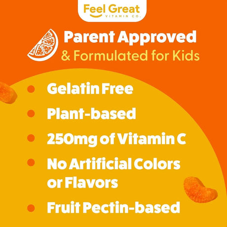 FEEL GREAT - Feel Great Vitamin C Gummies for Kids 90 Gomitas - The Red Vitamin MX - Suplementos Alimenticios - {{ shop.shopifyCountryName }}