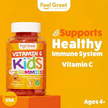 FEEL GREAT - Feel Great Vitamin C Gummies for Kids 90 Gomitas - The Red Vitamin MX - Suplementos Alimenticios - {{ shop.shopifyCountryName }}