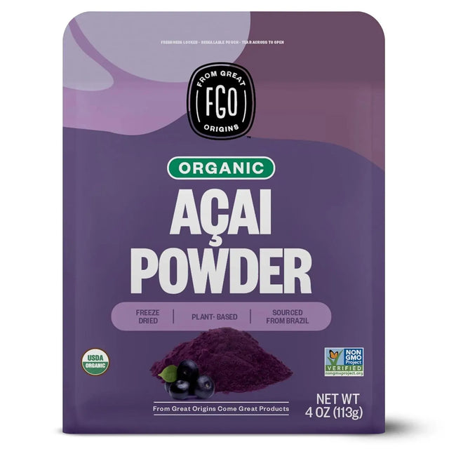 FGO - FGO Organic ACAI Powder 113Gr. - The Red Vitamin MX - Suplementos Alimenticios - {{ shop.shopifyCountryName }}