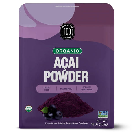 FGO - FGO Organic ACAI Powder 453Gr. - The Red Vitamin MX - Suplementos Alimenticios - {{ shop.shopifyCountryName }}