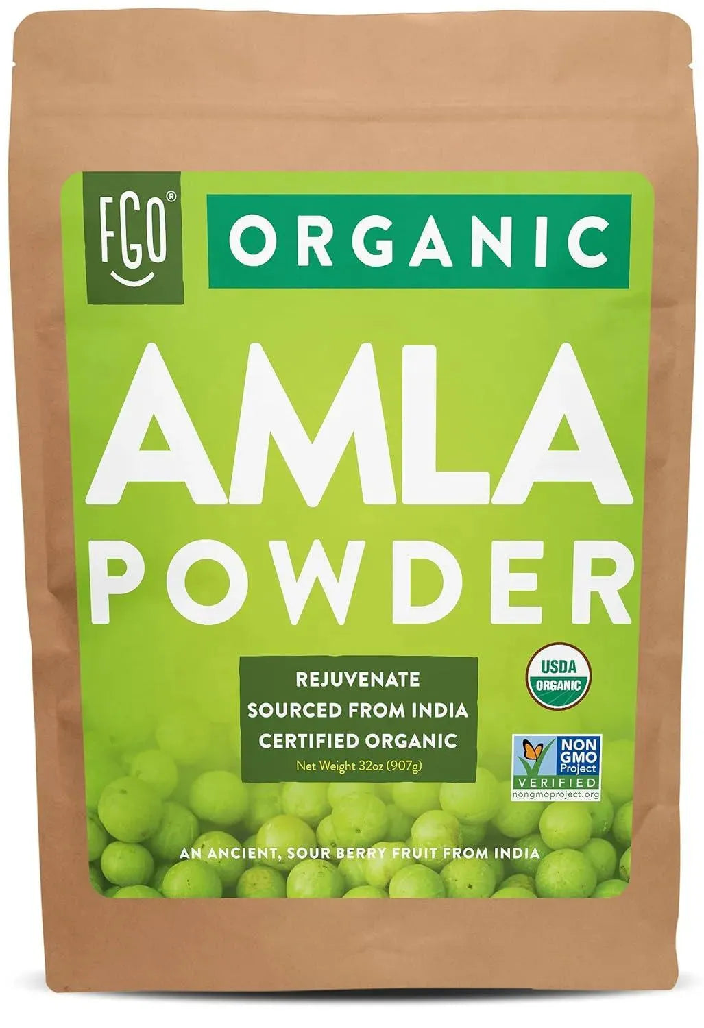 FGO - FGO Organic Amla Powder 907Gr. - The Red Vitamin MX - Suplementos Alimenticios - {{ shop.shopifyCountryName }}