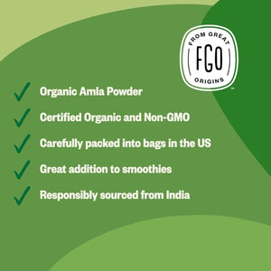 FGO - FGO Organic Amla Powder 907Gr. - The Red Vitamin MX - Suplementos Alimenticios - {{ shop.shopifyCountryName }}