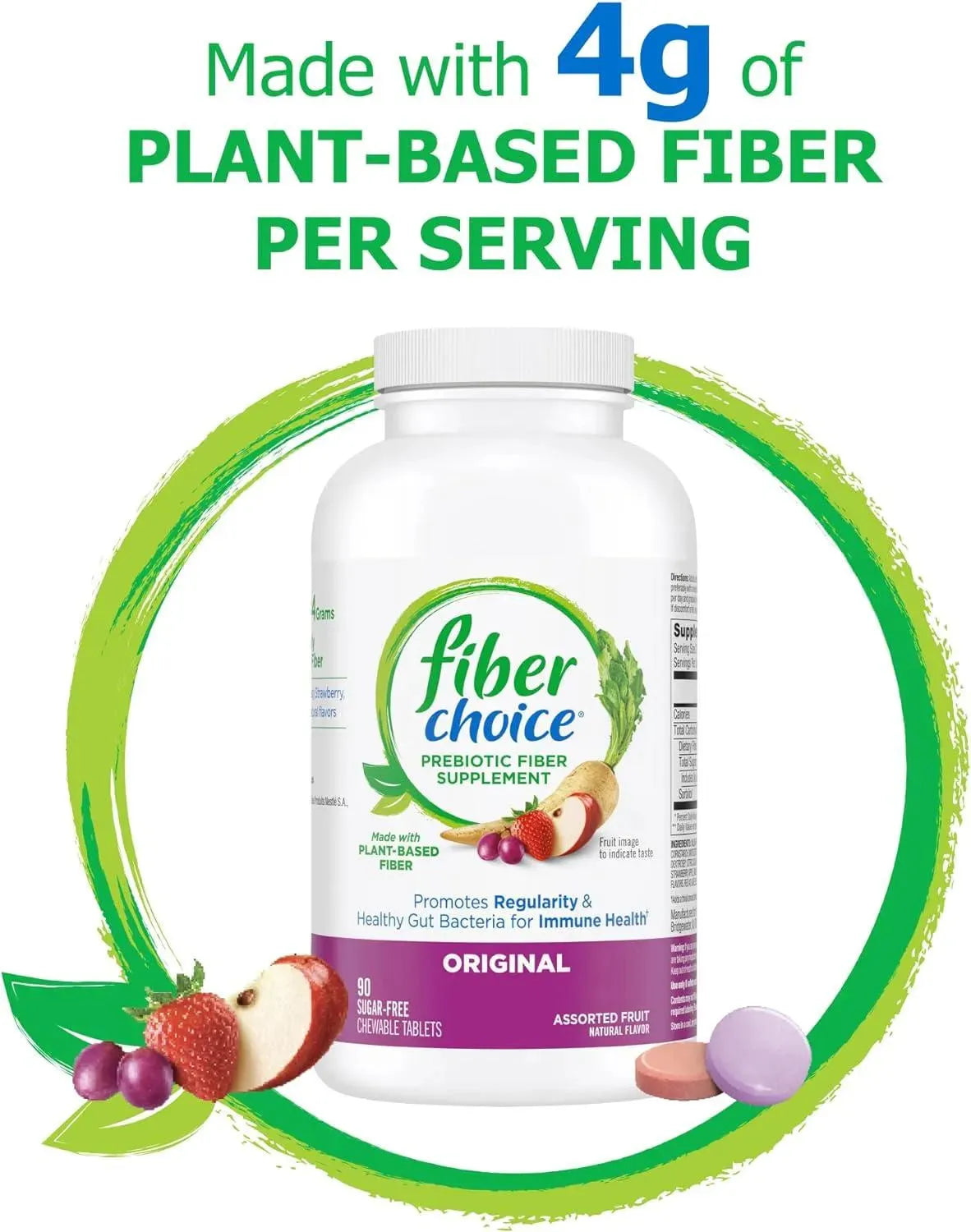 FIBER CHOICE - Fiber Choice Daily Prebiotic Fiber Chewable Tablets 90 Tabletas Masticables 2 Pack - The Red Vitamin MX - Suplementos Alimenticios - {{ shop.shopifyCountryName }}