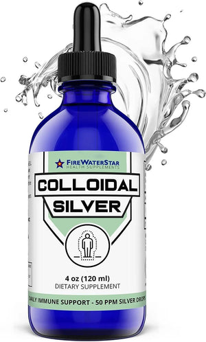 FIREWATERSTAR HEALTH SUPPLEMENTS - FireWaterStar Colloidal Silver 120Ml. - The Red Vitamin MX - Suplementos Alimenticios - {{ shop.shopifyCountryName }}