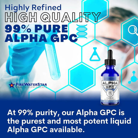 FIREWATERSTAR HEALTH SUPPLEMENTS - FireWaterStar Health Alpha GPC Liquid Drops 60Ml. - The Red Vitamin MX - Suplementos Alimenticios - {{ shop.shopifyCountryName }}