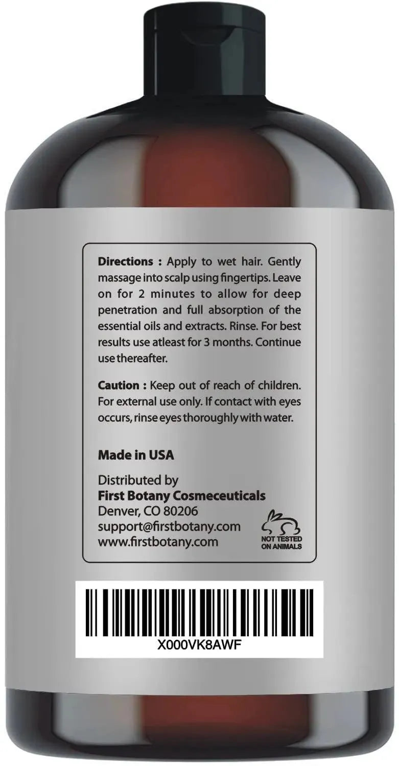 FIRST BOTANY - First Botany Cosmeceuticals Hair Regrowth and Anti Hair Loss Shampoo 473Ml. - The Red Vitamin MX - Shampoo Para Cabello - {{ shop.shopifyCountryName }}