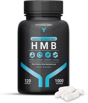 FIT AND FOCUSED - Fit and Focused HMB Beta-Hydroxy Beta-Methylbutyrate 120 Capsulas - The Red Vitamin MX - Suplementos Alimenticios - {{ shop.shopifyCountryName }}