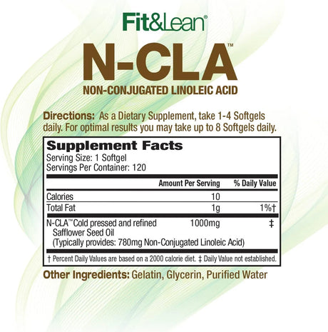 FIT & LEAN - Fit & Lean N-CLA 120 Capsulas Blandas - The Red Vitamin MX - Suplementos Alimenticios - {{ shop.shopifyCountryName }}