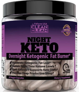 FIT FARM USA - FIT FARM USA NIGHT KETO: Overnight Ketogenic Fat Burner 60 Capsulas - The Red Vitamin MX - Suplementos Alimenticios - {{ shop.shopifyCountryName }}