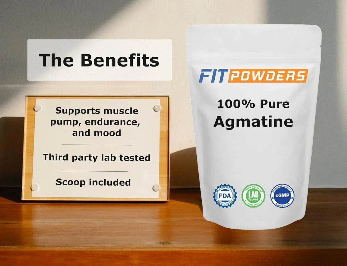 FIT POWDERS - FitPowders Agmatine Sulfate Powder 1 Kg. - The Red Vitamin MX - Suplementos Alimenticios - {{ shop.shopifyCountryName }}