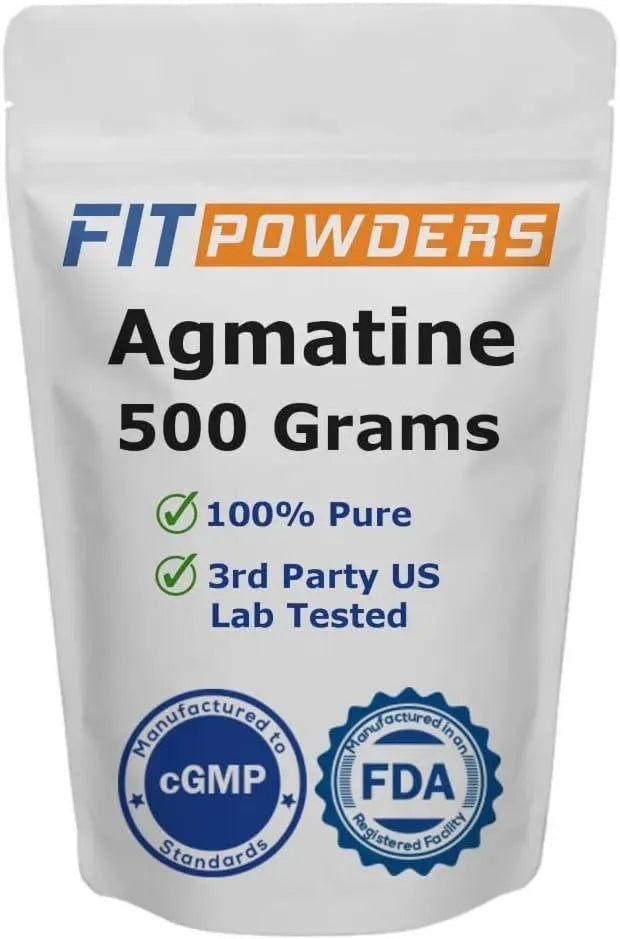 FIT POWDERS - FitPowders Agmatine Sulfate Powder 500Gr. - The Red Vitamin MX - Suplementos Alimenticios - {{ shop.shopifyCountryName }}