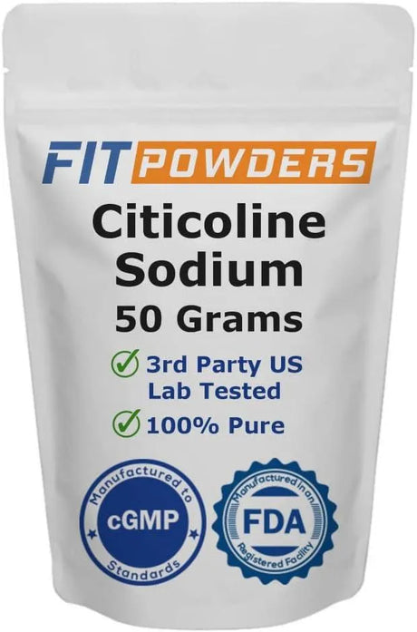 FIT POWDERS - FitPowders Citicoline Powder 50Gr. - The Red Vitamin MX - Suplementos Alimenticios - {{ shop.shopifyCountryName }}