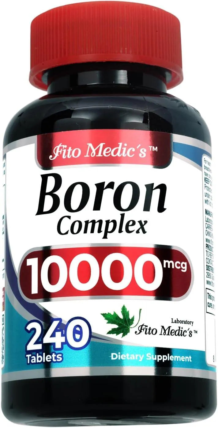 FITO MEDIC´S - FITO MEDIC'S Boron 10Mg. 240 Tabletas - The Red Vitamin MX - Suplementos Alimenticios - {{ shop.shopifyCountryName }}