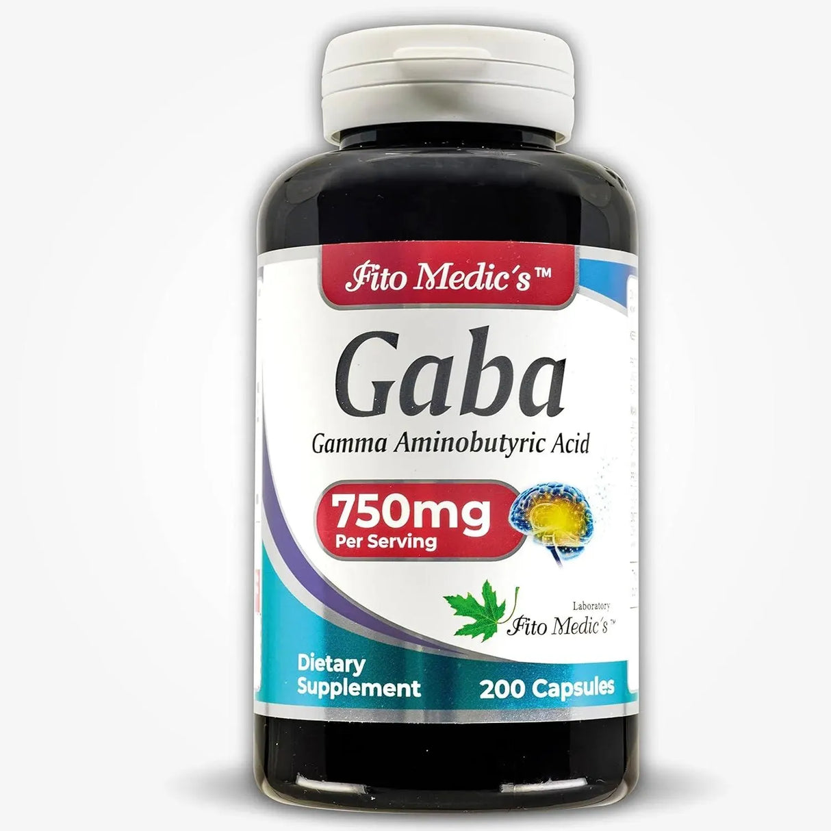 FITO MEDIC´S - FITO MEDIC'S Lab- GABA 750Mg. 200 Capsulas - The Red Vitamin MX - Suplementos Alimenticios - {{ shop.shopifyCountryName }}