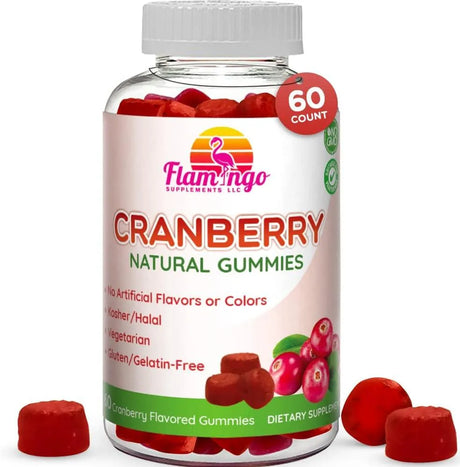 FLAMINGO SUPPLEMENTS - Flamingo Supplements Cranberry Gummies 1000Mg. 60 Capsulas - The Red Vitamin MX - Suplementos Alimenticios - {{ shop.shopifyCountryName }}