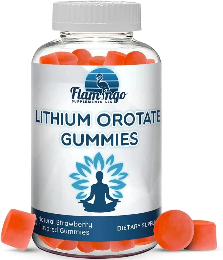 FLAMINGO SUPPLEMENTS - Flamingo Supplements Lithium Orotate Gummies 5Mg. 60 Gomitas - The Red Vitamin MX - Suplementos Alimenticios - {{ shop.shopifyCountryName }}