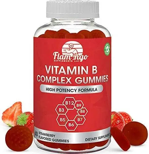 FLAMINGO SUPPLEMENTS - Flamingo Supplements Vitamin B Complex 60 Gomitas - The Red Vitamin MX - Suplementos Alimenticios - {{ shop.shopifyCountryName }}