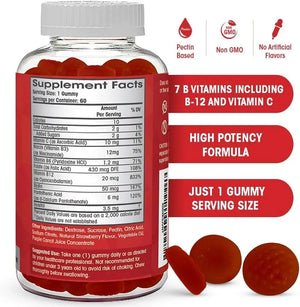 FLAMINGO SUPPLEMENTS - Flamingo Supplements Vitamin B Complex 60 Gomitas - The Red Vitamin MX - Suplementos Alimenticios - {{ shop.shopifyCountryName }}