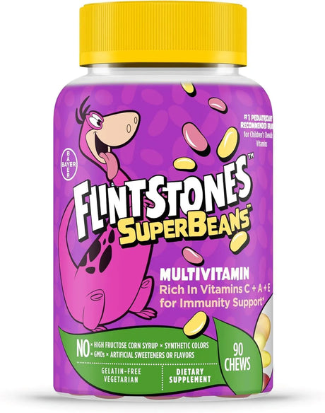 FLINTSTONES VITAMINS - Flintstones Vitamins SuperBeans 90 Tabletas Masticables - The Red Vitamin MX - Suplementos Alimenticios - {{ shop.shopifyCountryName }}