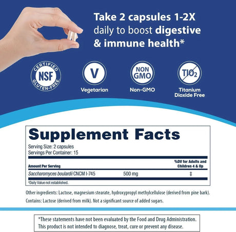 FLORASTOR - Florastor Probiotics 30 Capsulas - The Red Vitamin MX - Suplementos Alimenticios - {{ shop.shopifyCountryName }}