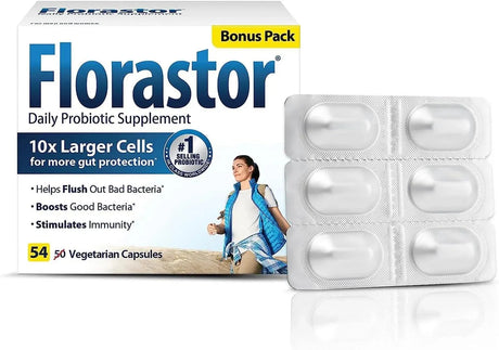 FLORASTOR - Florastor Probiotics 54 Capsulas - The Red Vitamin MX - Suplementos Alimenticios - {{ shop.shopifyCountryName }}