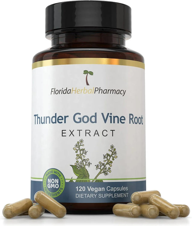 FLORIDA HERBAL PHARMACY - Florida Herbal Pharmacy Thunder God Vine Root Extract 500Mg. 120 Capsulas - The Red Vitamin MX - Suplementos Alimenticios - {{ shop.shopifyCountryName }}